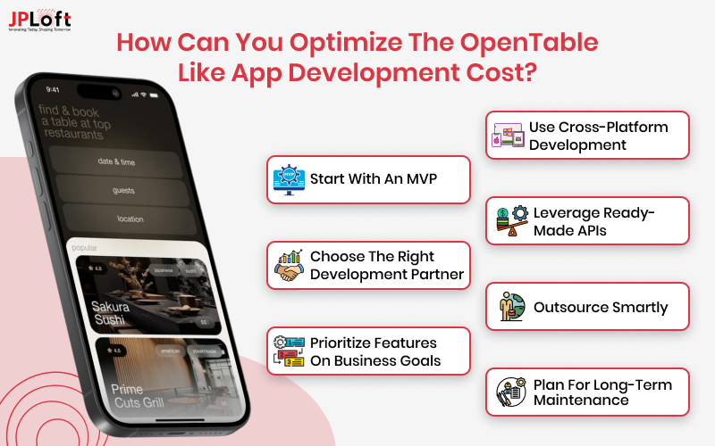 How Can You Optimize The OpenTable Like App Development Cost
